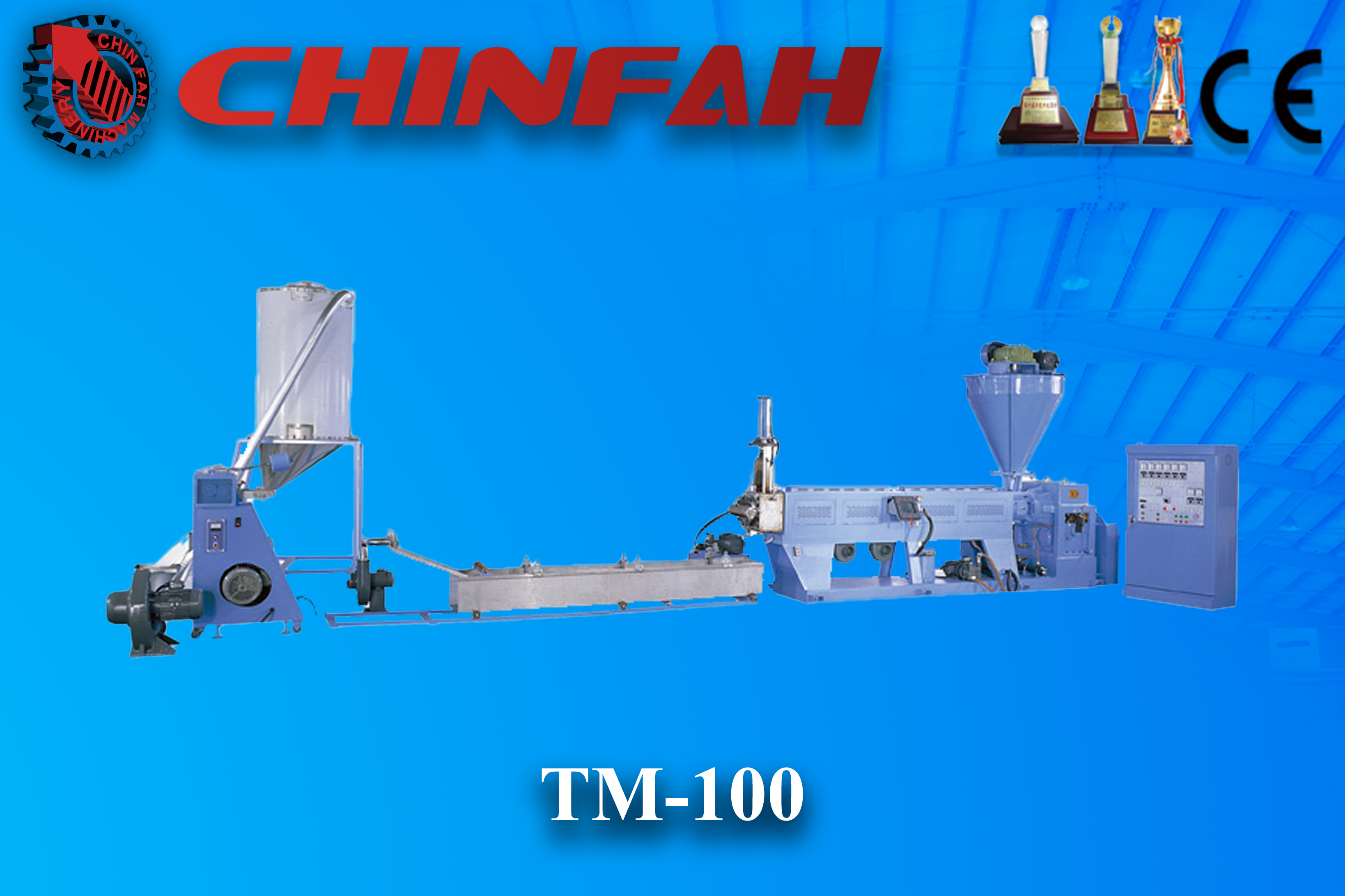 CHINFAH TM-Series spaghetti-type plastic recycling machine