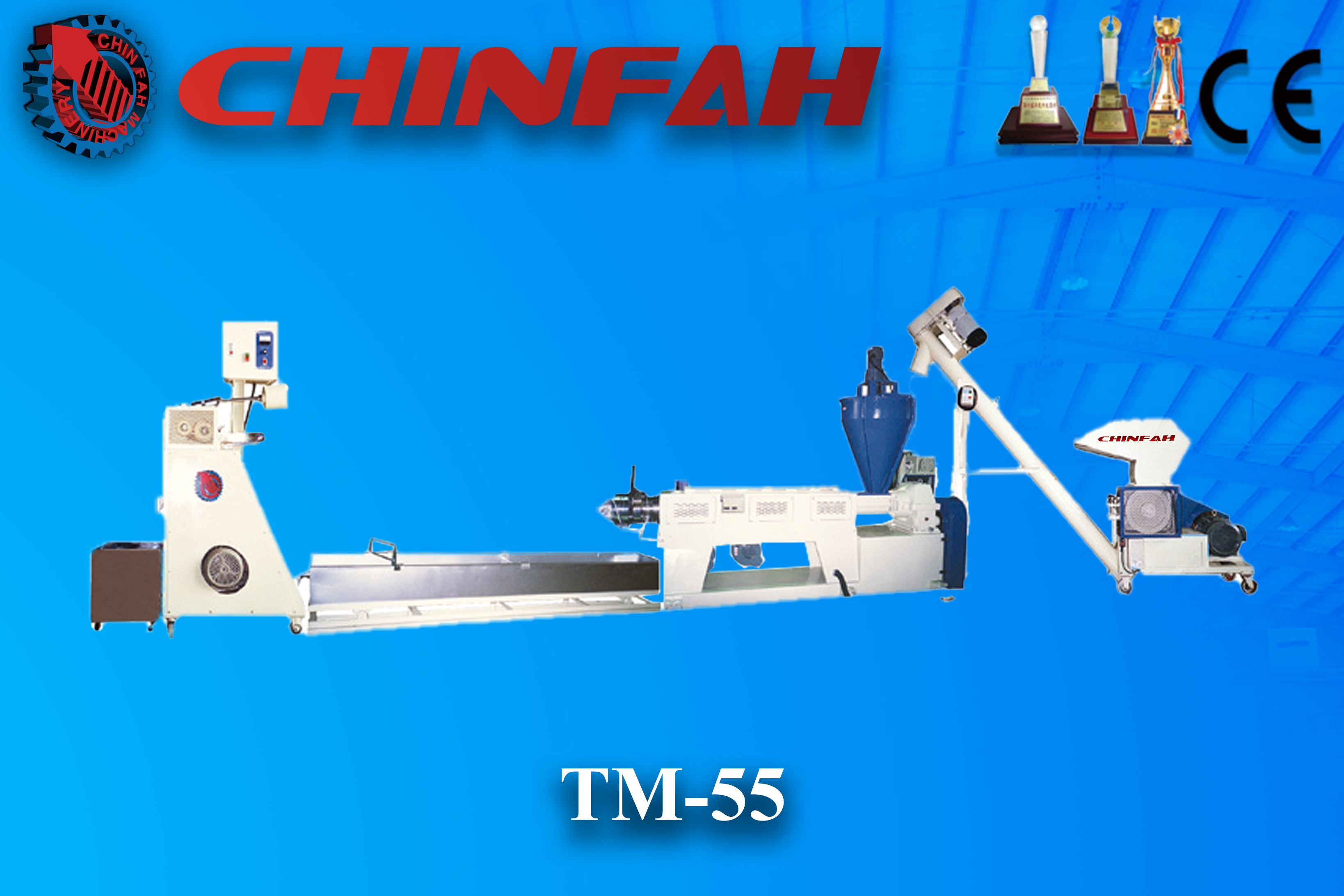CHINFAH TM-Series spaghetti-type plastic recycling machine thumb2