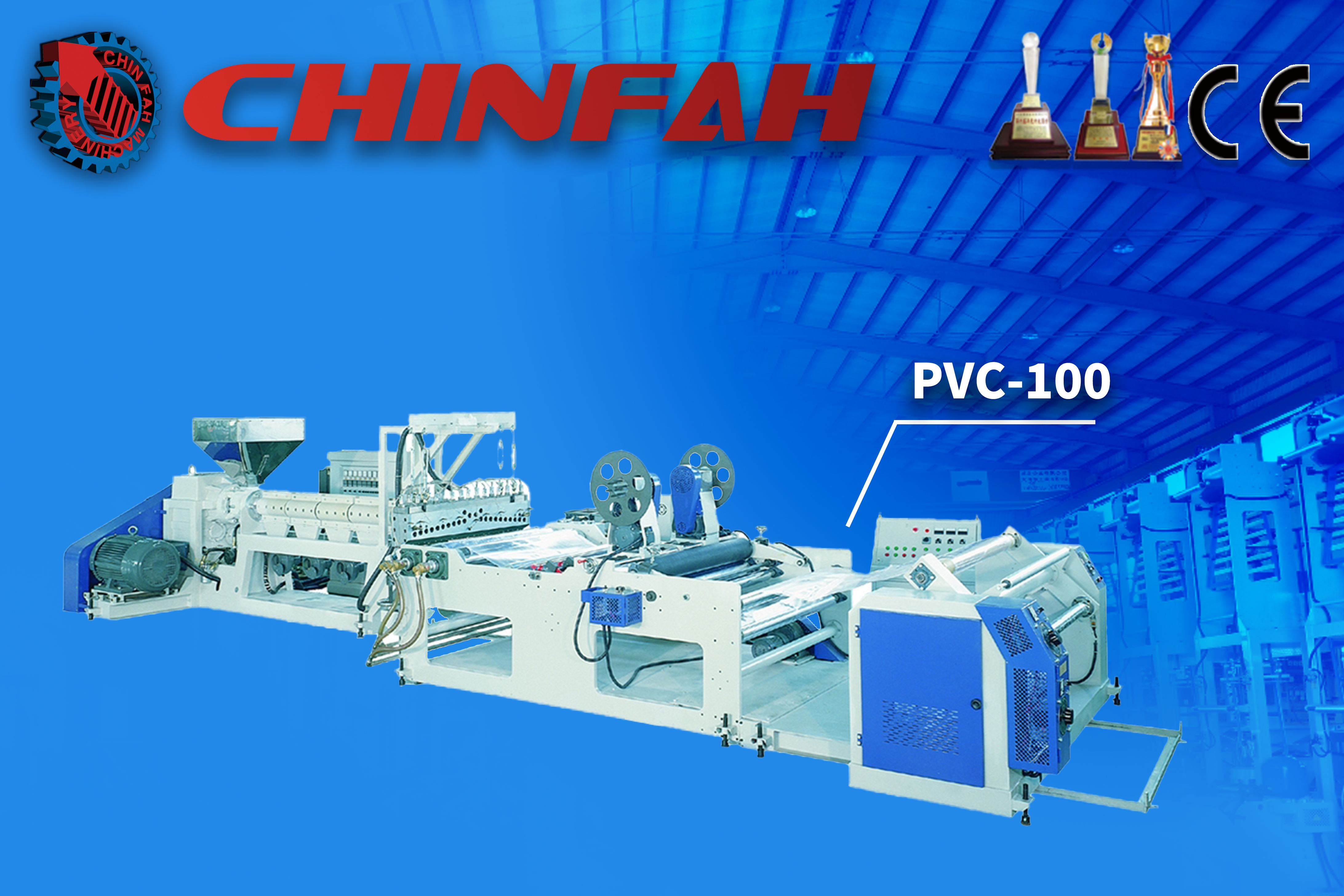 CHINFAH PP plastic thin sheet extrusion machine