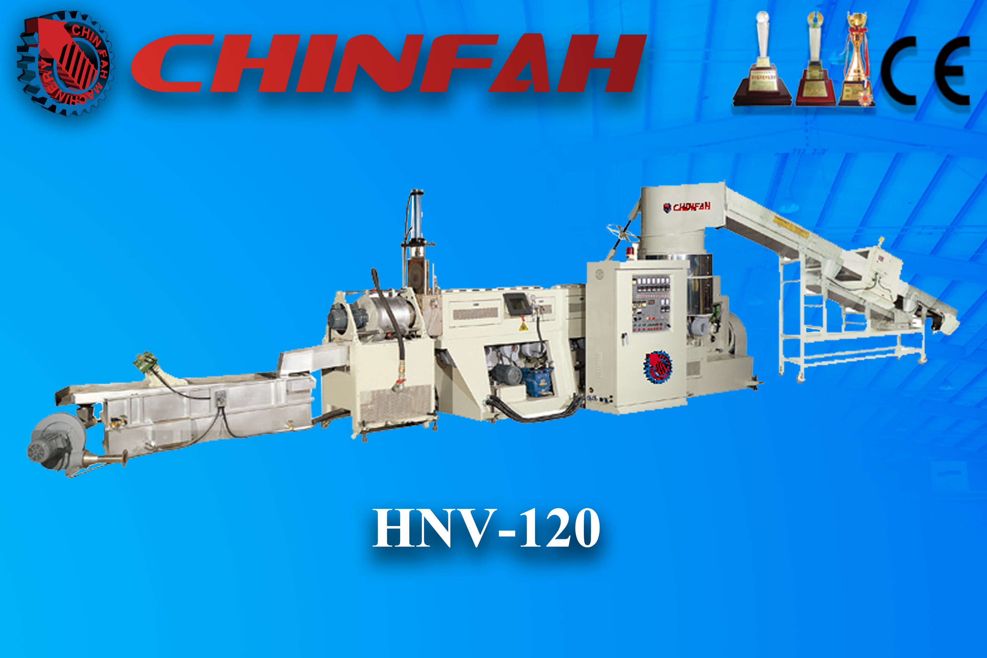 YF-HNV Series 3-in-1 Plastic Waste Film Recycling Machine